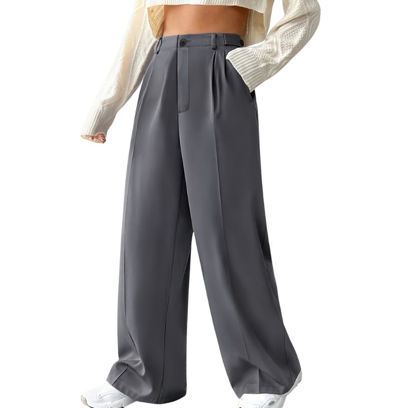 Women's High-Waist Wide-Leg Pants