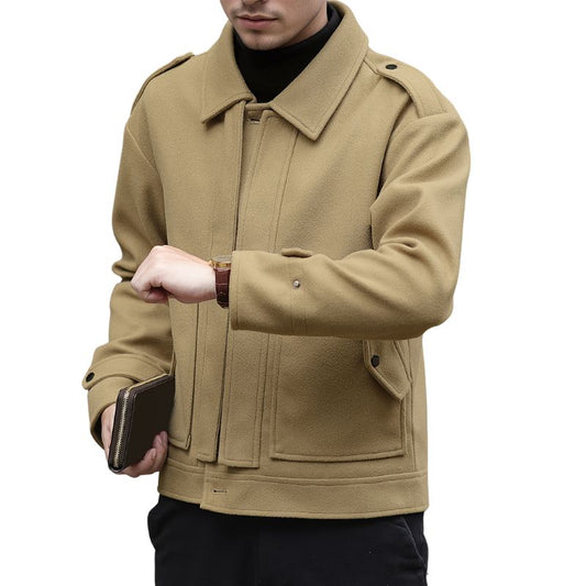 Men's Warm Casual Jacket with Pockets