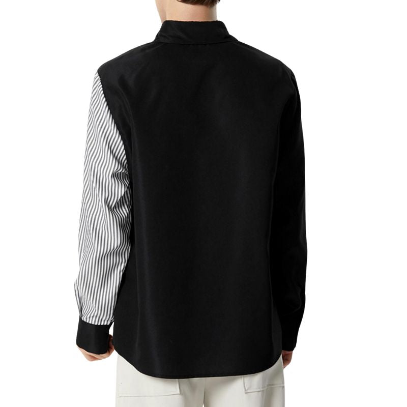 Men's Striped Long Sleeve Blouse