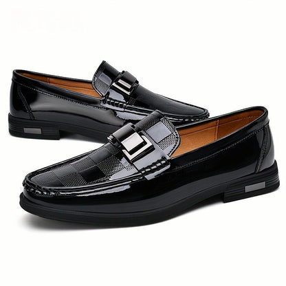 Men's Leather Loafers Elegant Slip-On