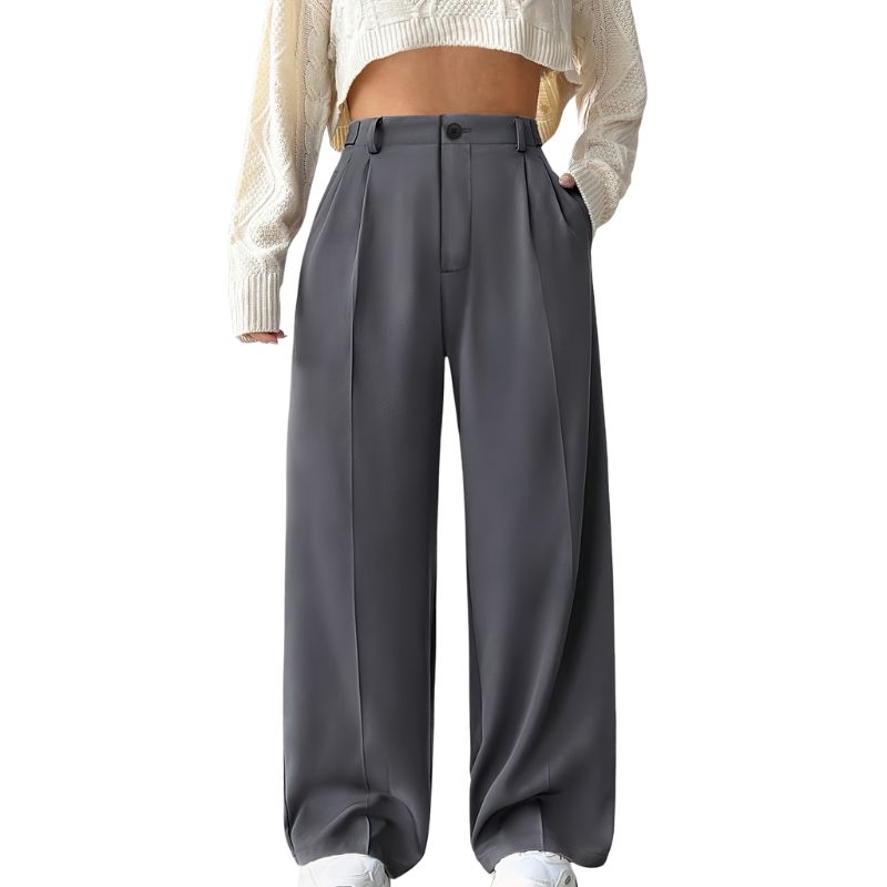 Women's High-Waist Wide-Leg Pants