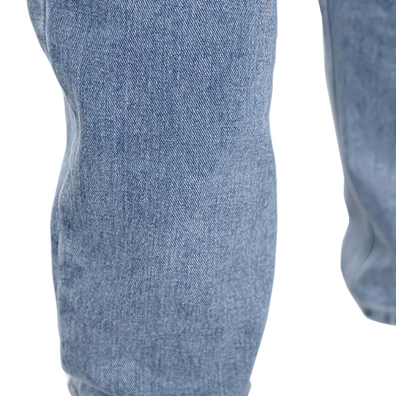 Men's Straight-Leg Denim Jeans with Pockets