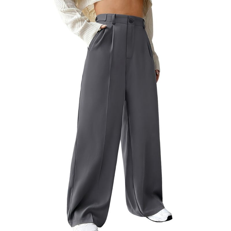 Women's High-Waist Wide-Leg Pants