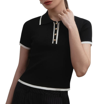 Women's Short Sleeve Knit Shirt