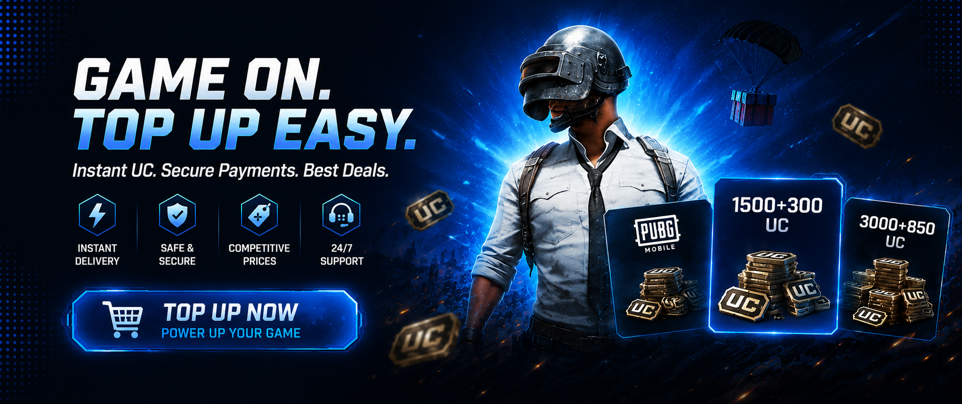 PUBG Mobile UC top up promotion